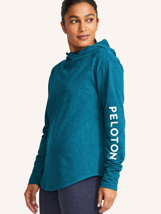 Peloton Tops - Peloton Dreamblend Pullover Hoodie in a blue heather color L